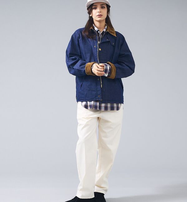 ABAHOUSE「【BARBOUR / バブアー】TRANSPORT DENIM / トランスポー」|ブルゾン・スタジャン|