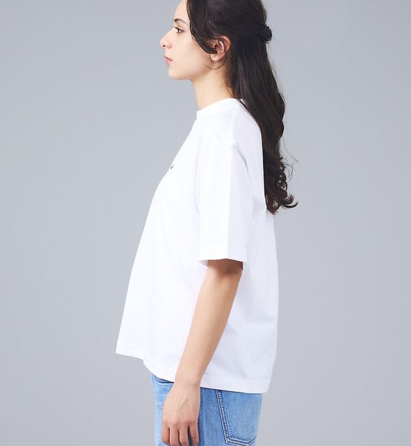 Rouge vif「【Barbour / バブアー】マージョリーコットンロゴ刺繍Tシャツ / MAR」|Tシャツ・カットソー|