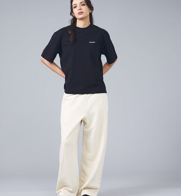 Rouge vif「【Barbour / バブアー】マージョリーコットンロゴ刺繍Tシャツ / MAR」|Tシャツ・カットソー|