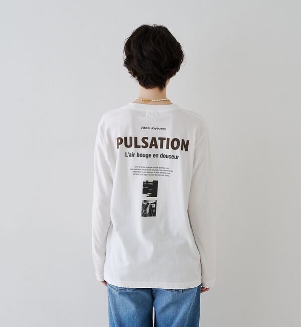Rouge vif「ロゴ＆フォトロングスリーブTシャツ【予約】」|Tシャツ・カットソー|
