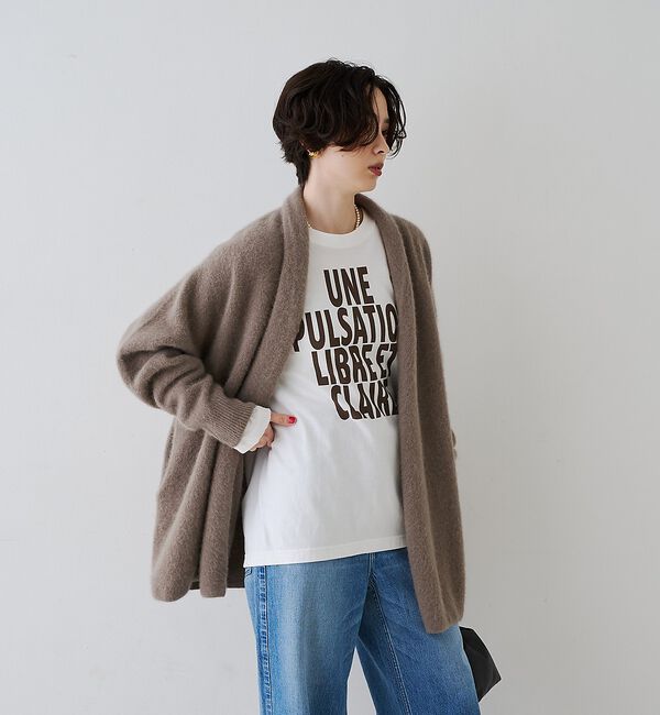 Rouge vif「ロゴ＆フォトロングスリーブTシャツ【予約】」|Tシャツ・カットソー|