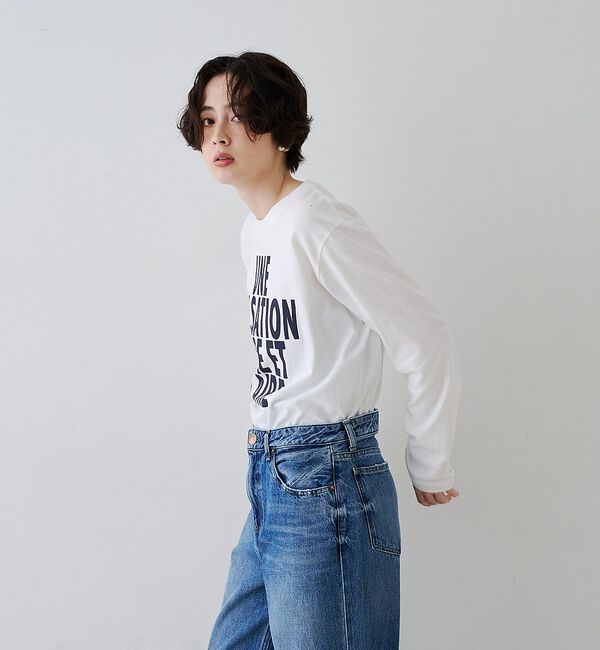 Rouge vif「ロゴ＆フォトロングスリーブTシャツ【予約】」|Tシャツ・カットソー|