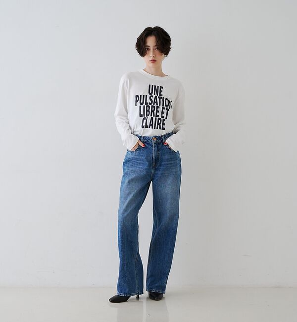 Rouge vif「ロゴ＆フォトロングスリーブTシャツ【予約】」|Tシャツ・カットソー|