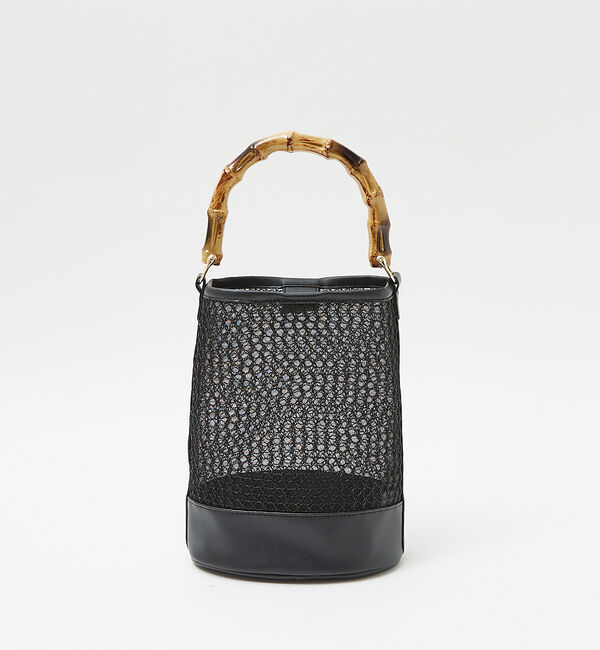 LOWELL things「●SOEUR/バンブーハンドルチュールバッグ」|ハンドバッグ|