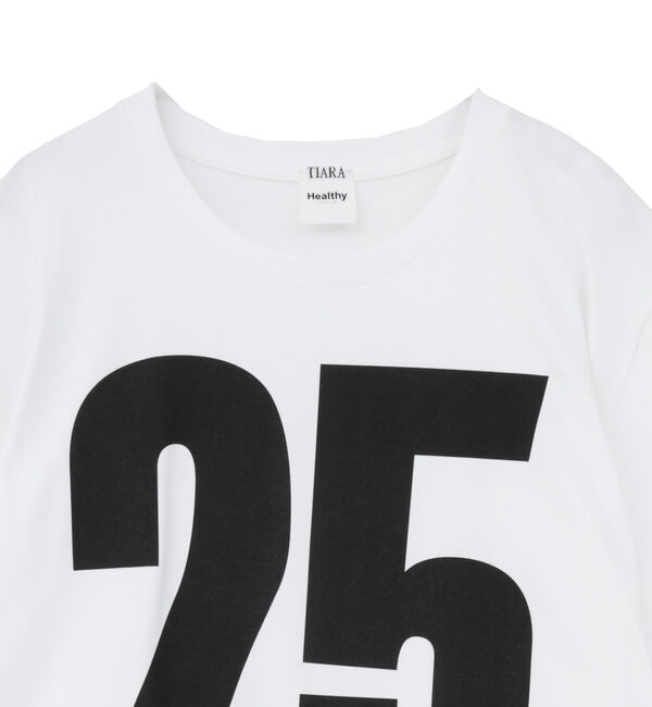 TIARA「《別注》【HEALTHY DENIM/ヘルシーデニム】25THプリントボクシーTシャツ」|Tシャツ・カットソー|