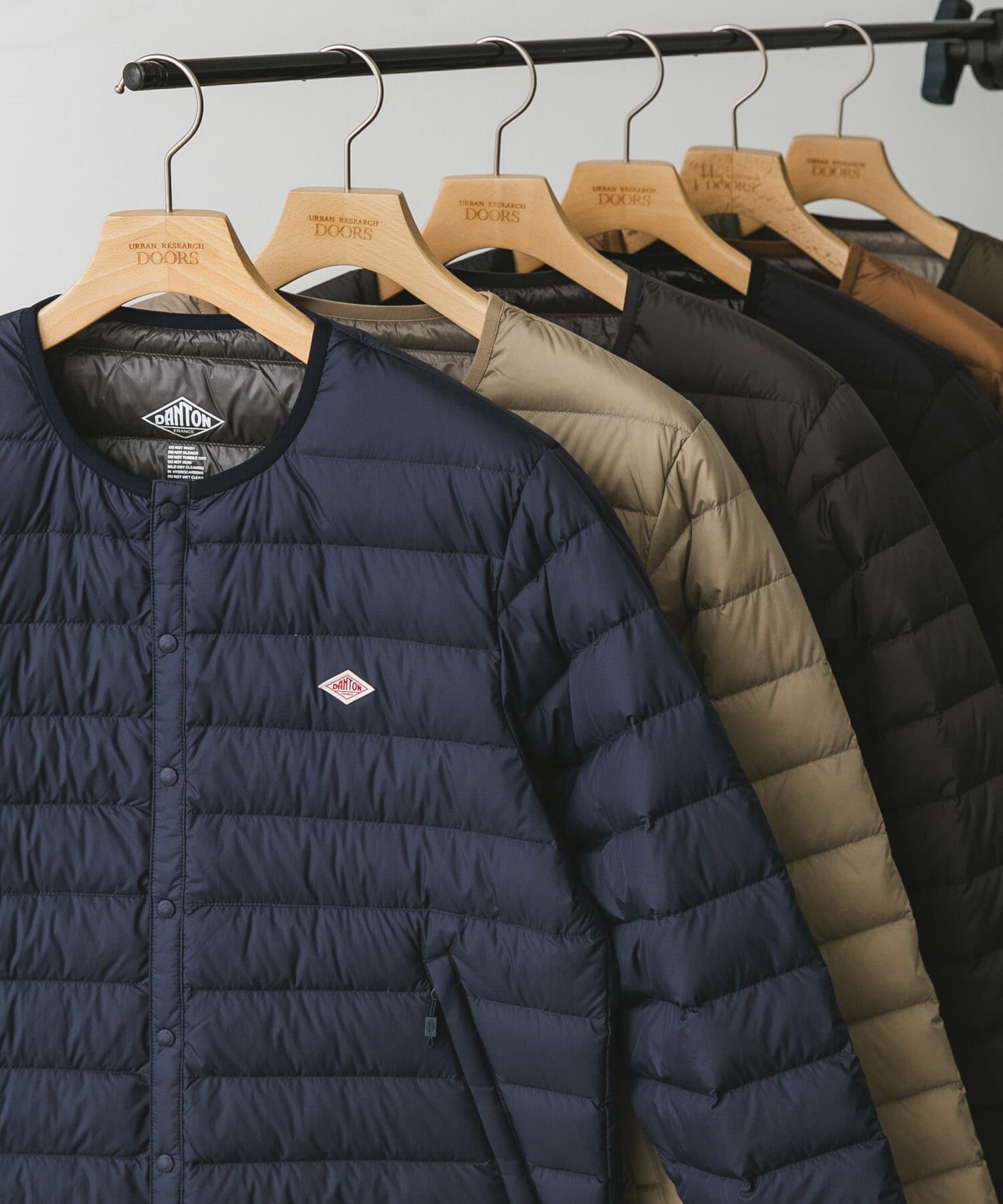URBAN RESEARCH DOORS「DANTON　INNER DOWN CREWNECK JACKET」|ダウン|