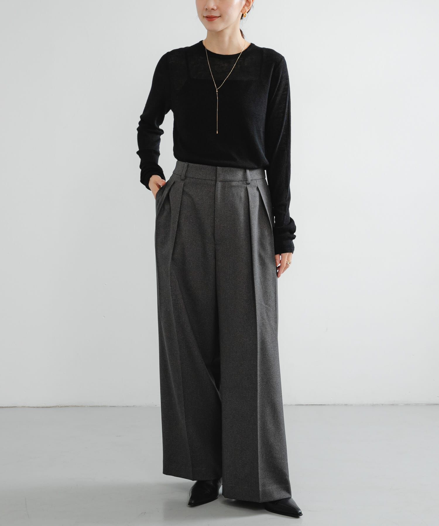 URBAN RESEARCH「new basic　LOA THERMAL CREWKNIT」|ニット・セーター|