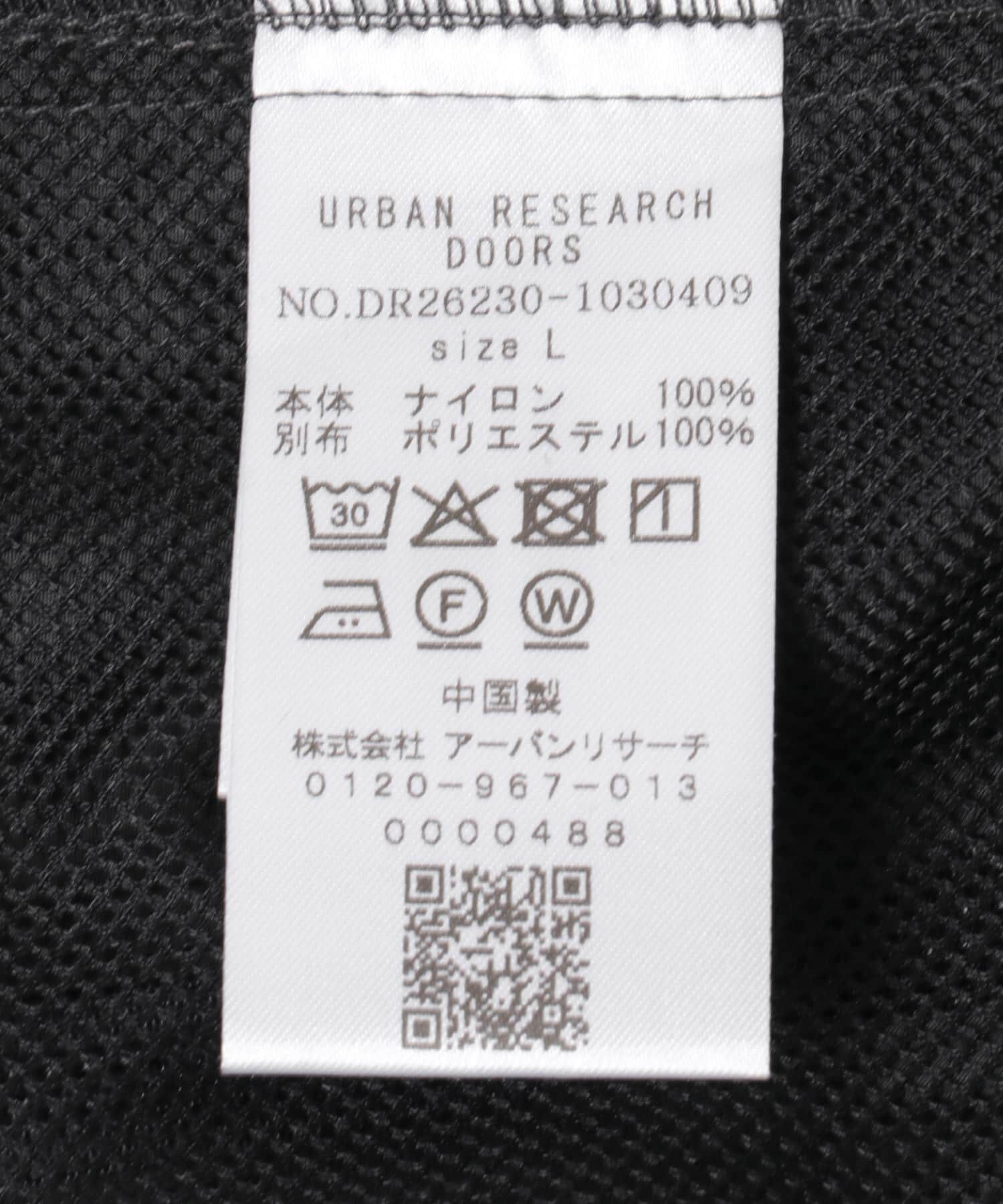 URBAN RESEARCH DOORS「『UVカット』フルダルナイロンハーフジップアクティブプルオーバー」|シャツ・ブラウス|