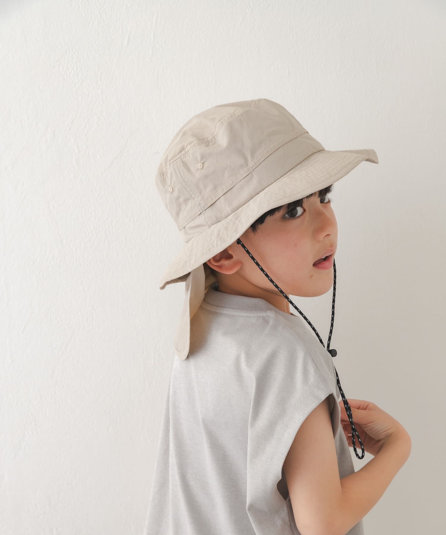 URBAN RESEARCH DOORS「撥水UVポケッタブルハット(KIDS)」|その他|グレー系その他
