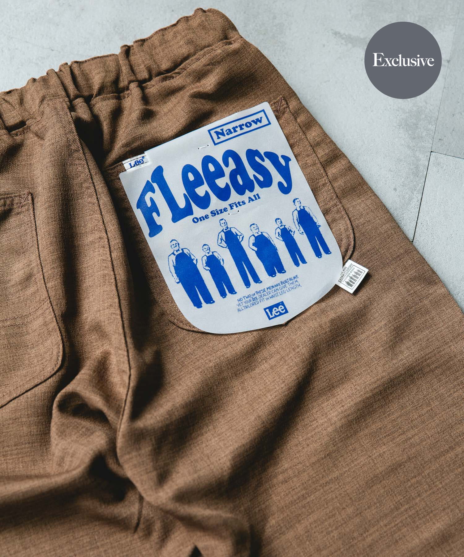 URBAN RESEARCH DOORS「『別注』Lee&times;DOORS　FLEEASY NARROW」|その他|ブラウン