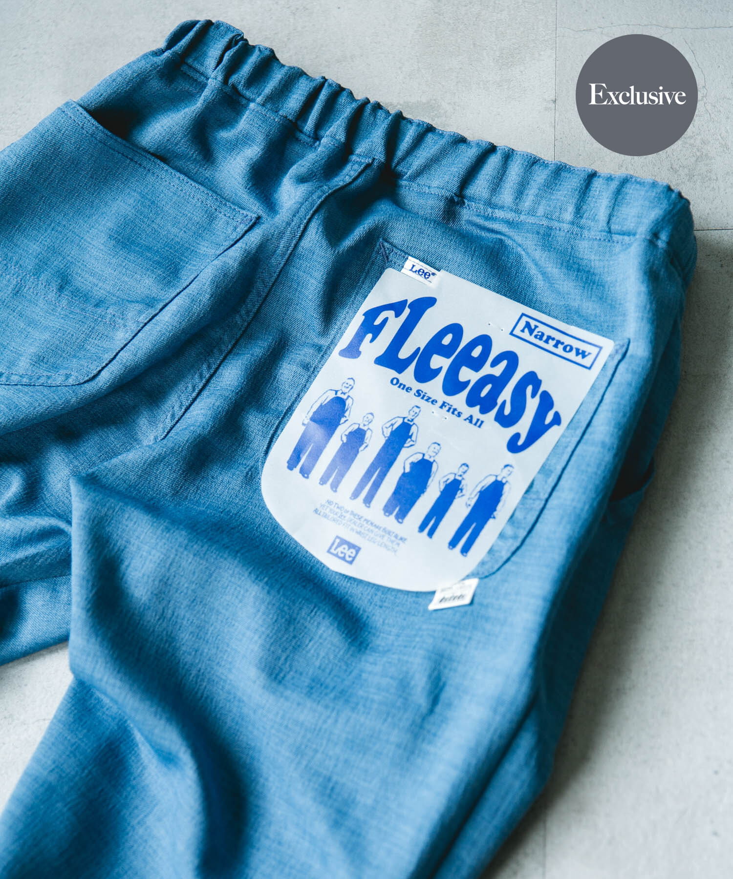 URBAN RESEARCH DOORS「『別注』Lee&times;DOORS　FLEEASY NARROW」|その他|ブルー