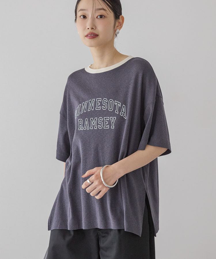 AMERICAN HOLIC「ロゴ入りヴィンテージ半袖プルオーバー」|Tシャツ・カットソー|