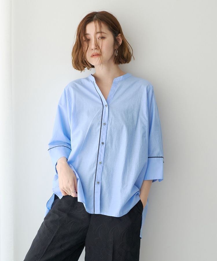 YECCA VECCA「ペーパータッチドルマンシャツ」|シャツ・ブラウス|