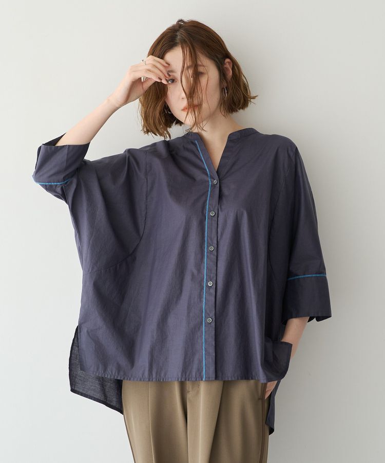 YECCA VECCA「ペーパータッチドルマンシャツ」|シャツ・ブラウス|