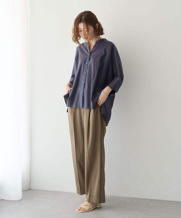 YECCA VECCA「ペーパータッチドルマンシャツ」|シャツ・ブラウス|