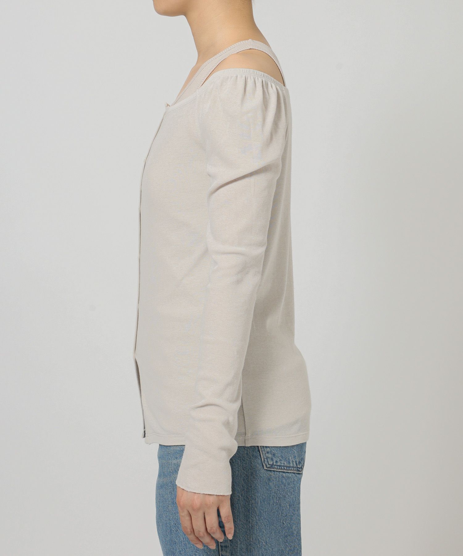 BABYLONE「ロングスリーブカーデタンクセット」|Tシャツ・カットソー|