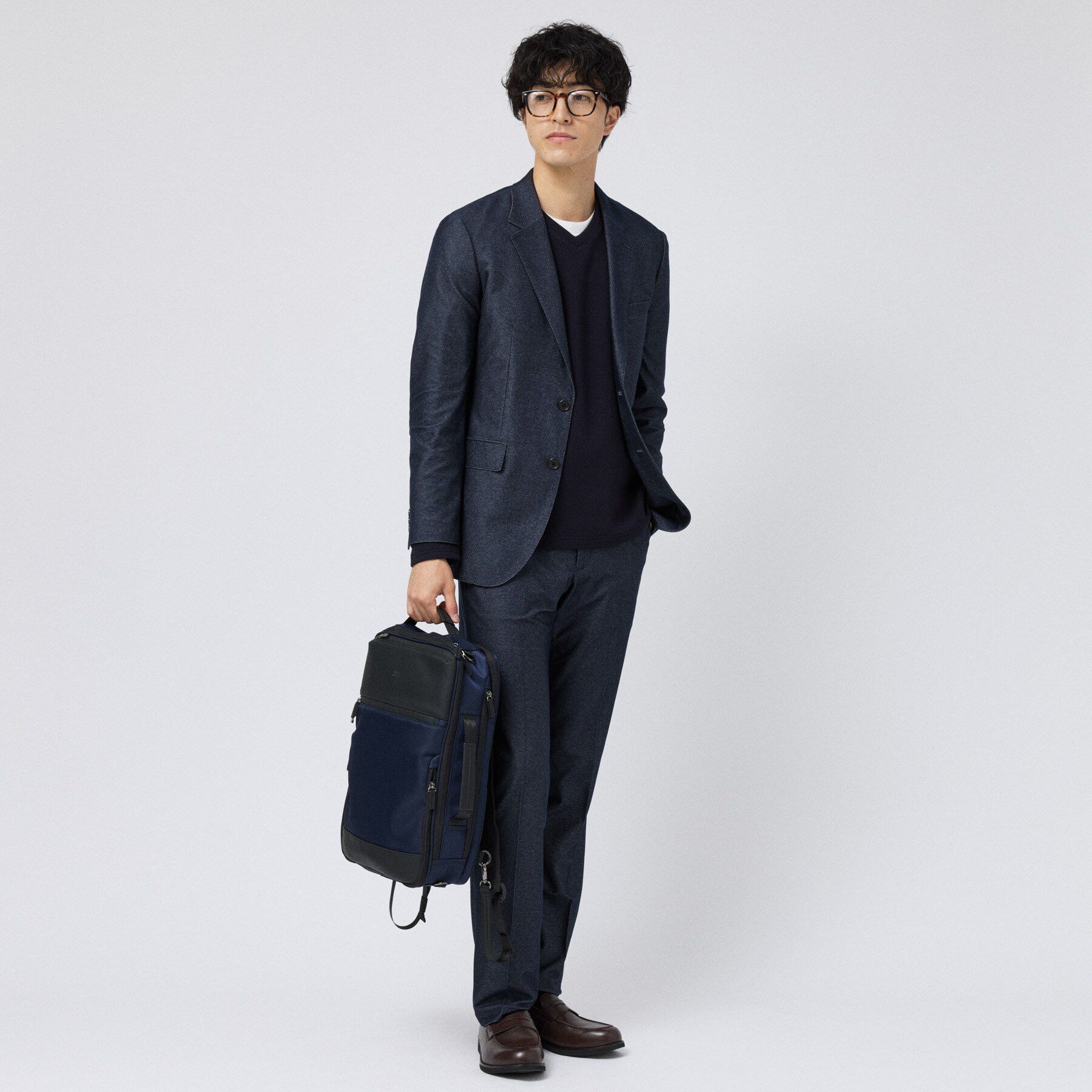 TAKEO KIKUCHI「【日本製】メッシュ ジャージ Vネック プルオーバー」|パーカー|