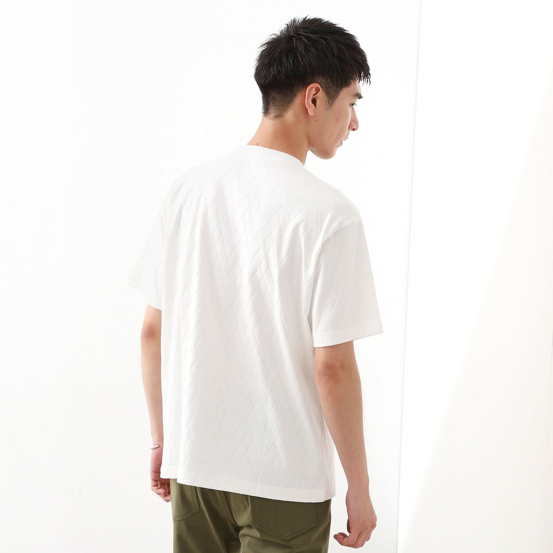 THE SHOP TK「【好評につき再入荷！】ジオメトリックリンクス半袖Tシャツ」|Tシャツ・カットソー|