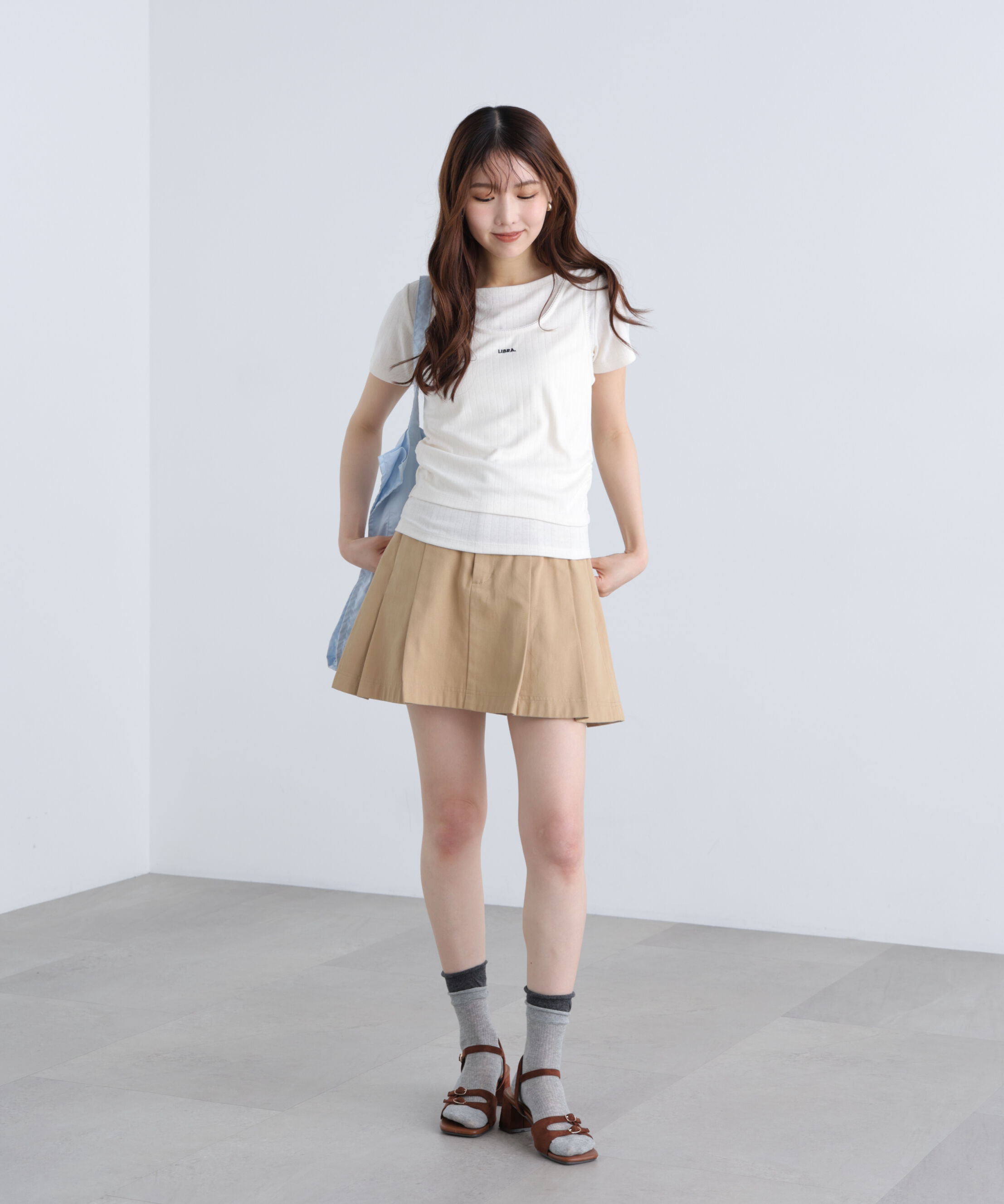 「針抜きテレコTシャツタンクセット」|Tシャツ・カットソー|