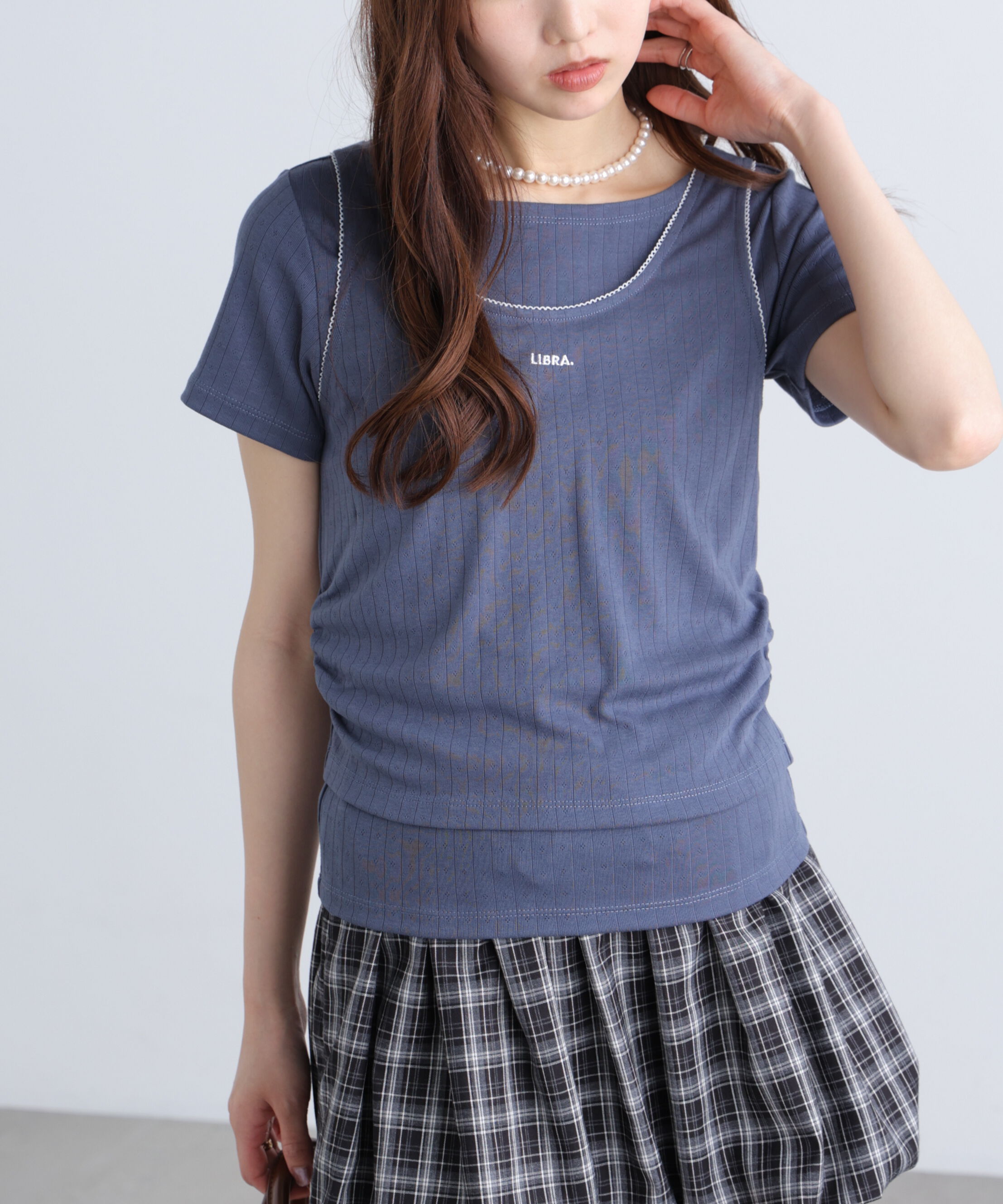  「針抜きテレコTシャツタンクセット」|Tシャツ・カットソー|