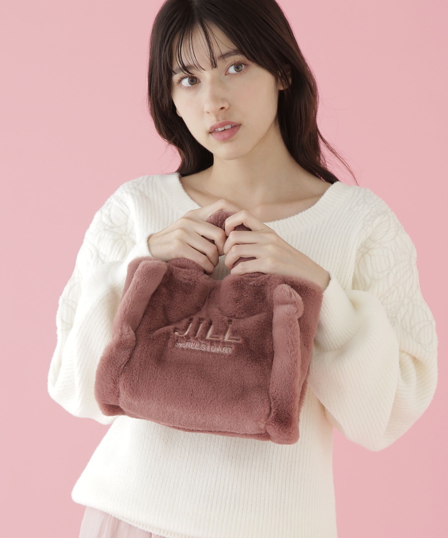  「フラッフィトートバッグ」|その他|ピンク21