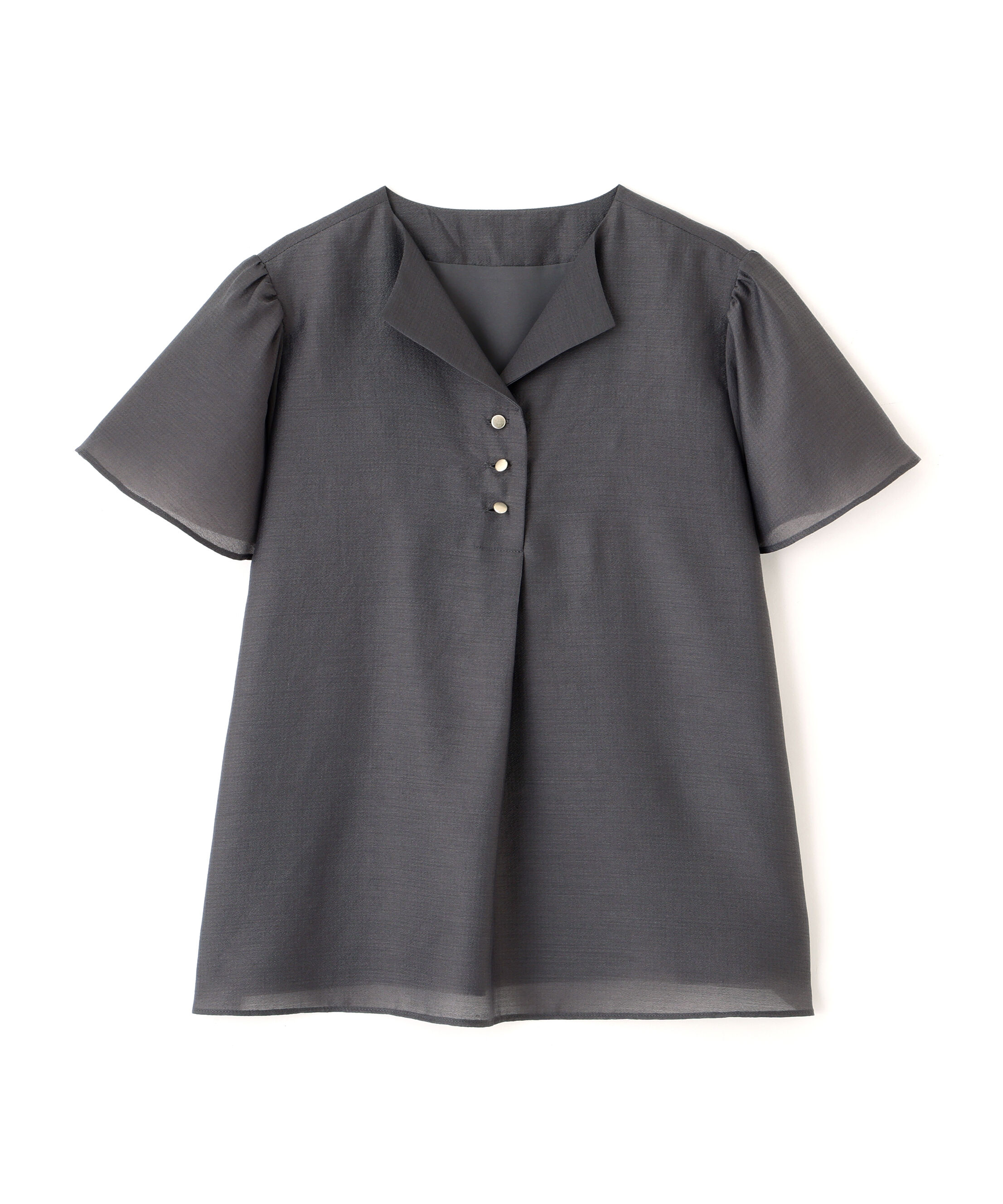 PROPORTION BODY DRESSING「フレアスリーブ開襟ブラウス 26SS」|シャツ・ブラウス|