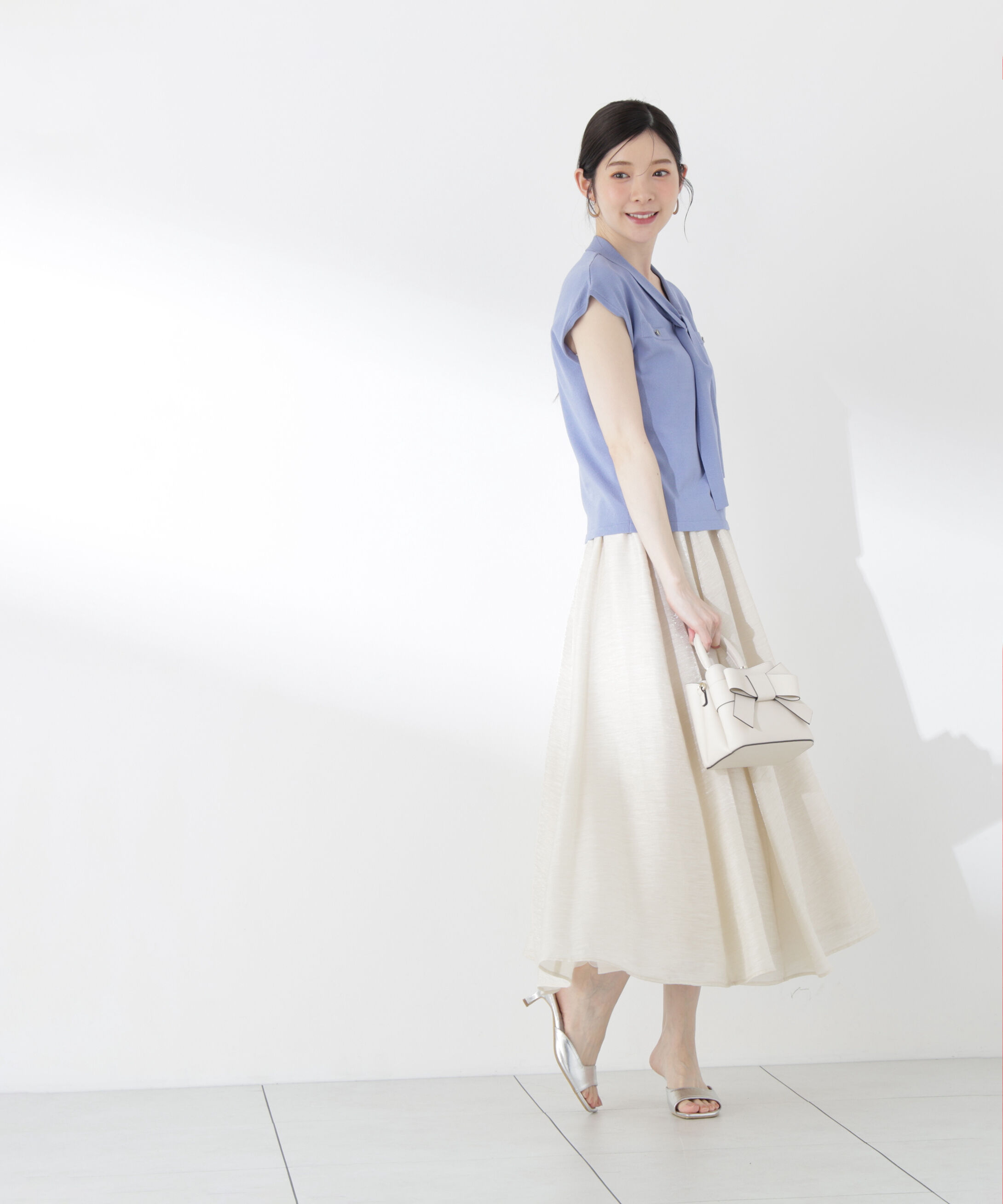 PROPORTION BODY DRESSING「ニュアンスサテンシャイニースカート」|スカート|