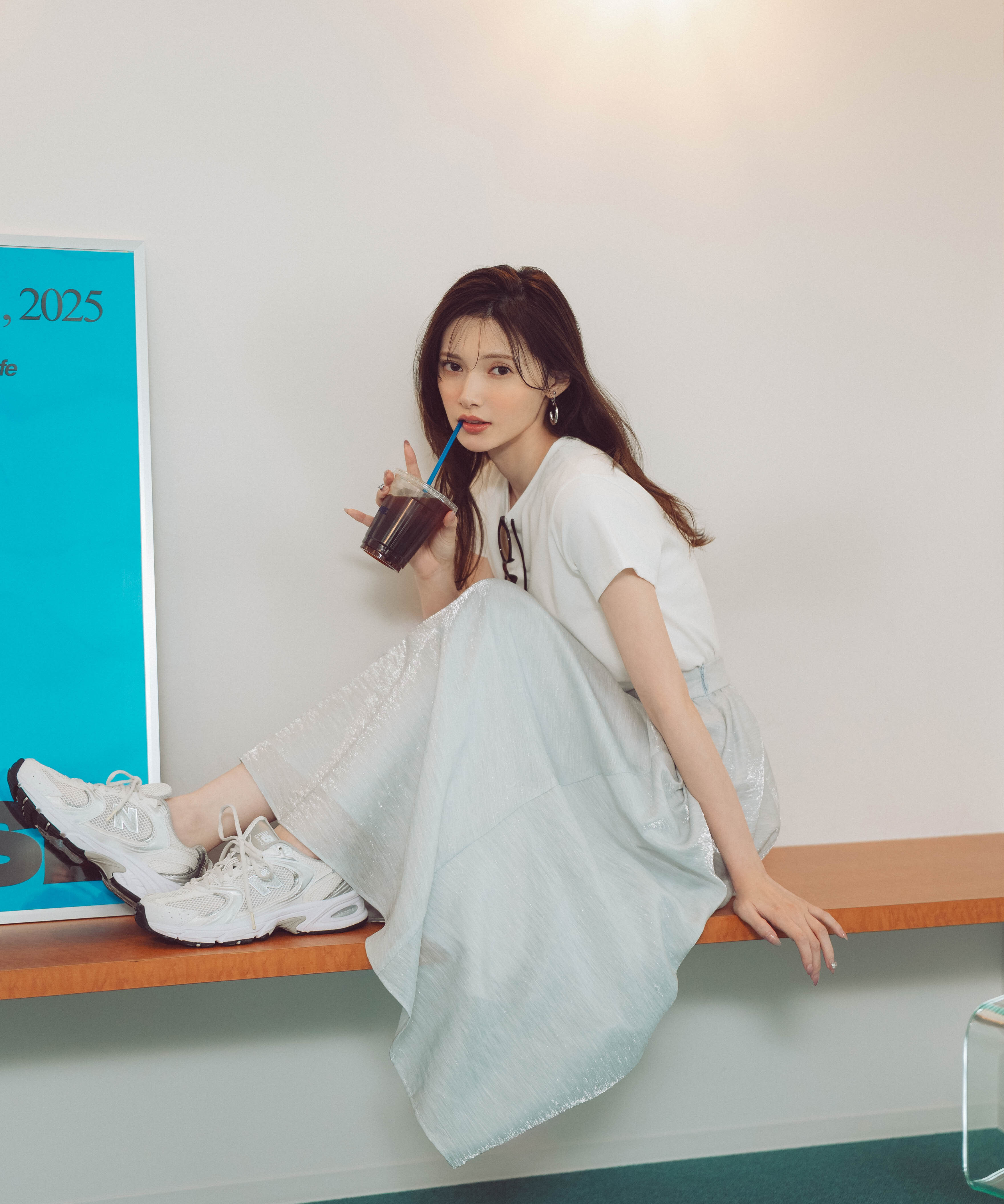 PROPORTION BODY DRESSING「ニュアンスサテンシャイニースカート」|スカート|