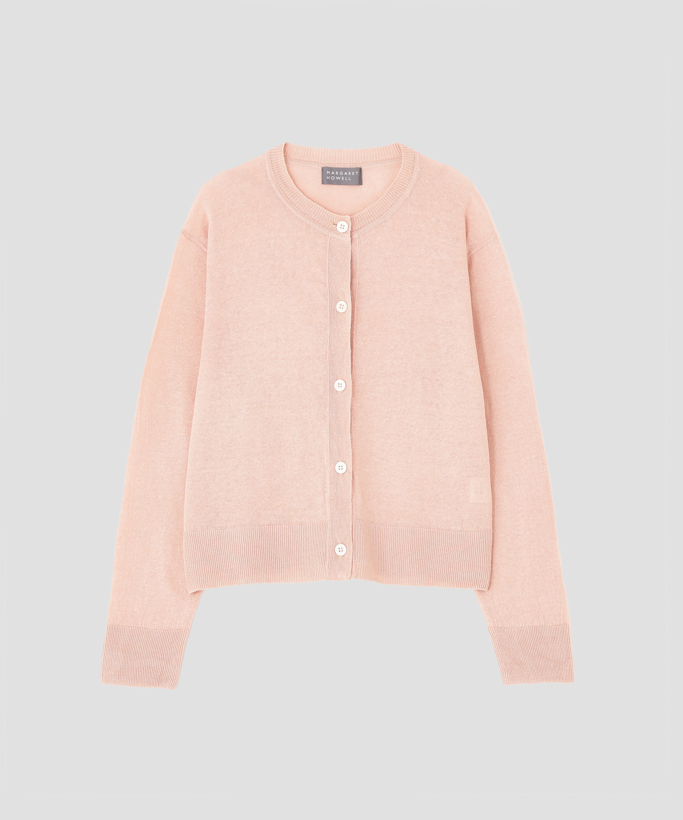  「FINE LINEN KNITWEAR」|カーディガン|