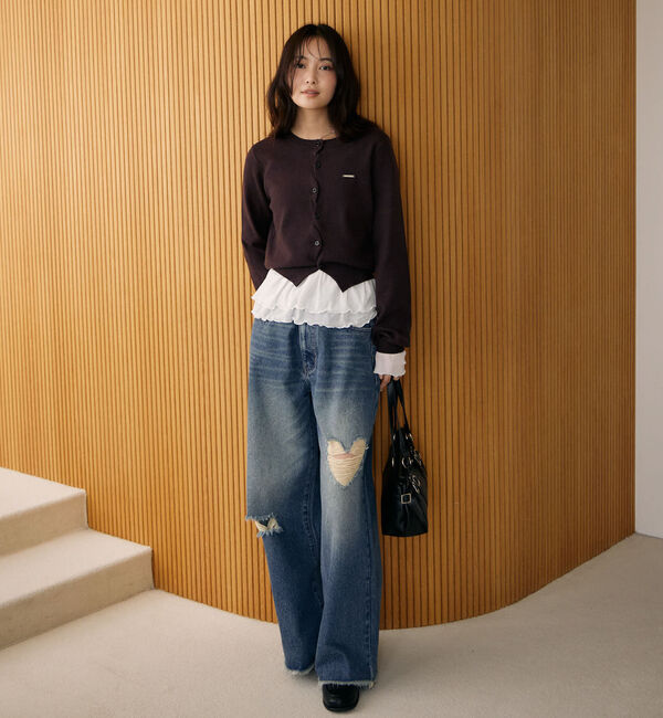 archives「フロッキードットアソートフリルカットＴＯＰＳ」|Tシャツ・カットソー|