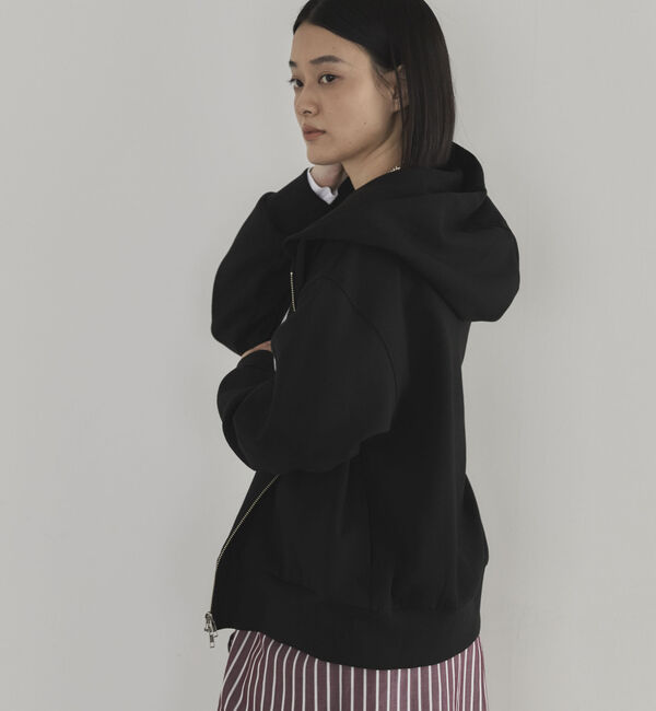 Doux archives「ボンディングＷＺＩＰパーカー」|パーカー|BLACK