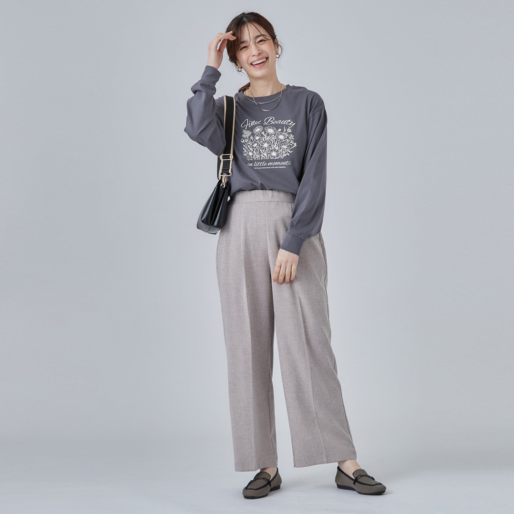 SHOO･LA･RUE「【S-LL】デイリー使いに 選べる6柄プリントロンT」|Tシャツ・カットソー|