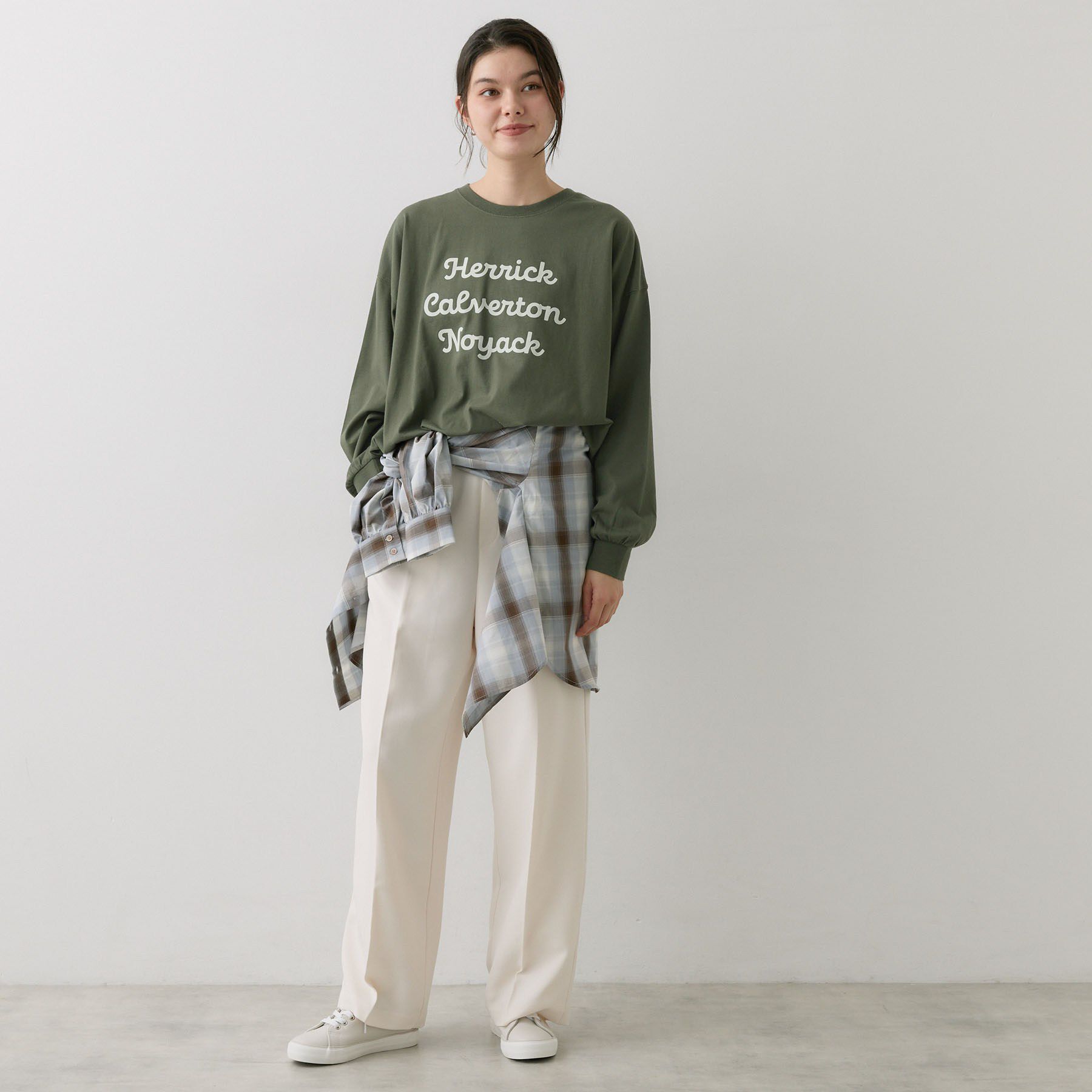 Dessin「【洗える】オーガニックコットン ロングスリーブTシャツ」|Tシャツ・カットソー|