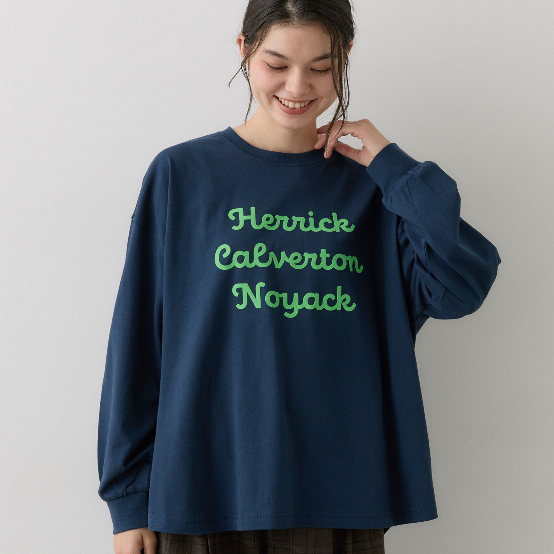 Dessin「【洗える】オーガニックコットン ロングスリーブTシャツ」|Tシャツ・カットソー|