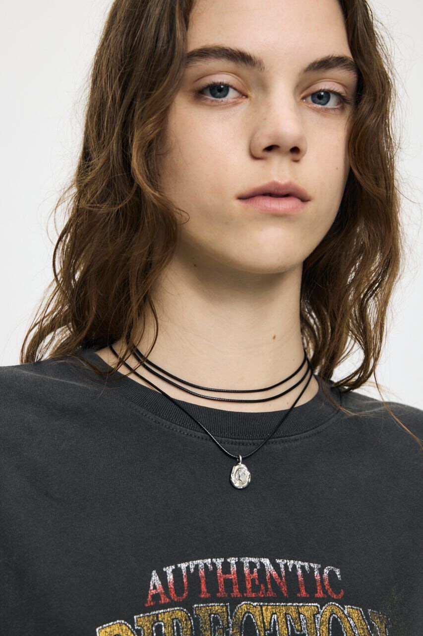 MOUSSY「STONE PENDANT CORD ネックレス」|ネックレス|
