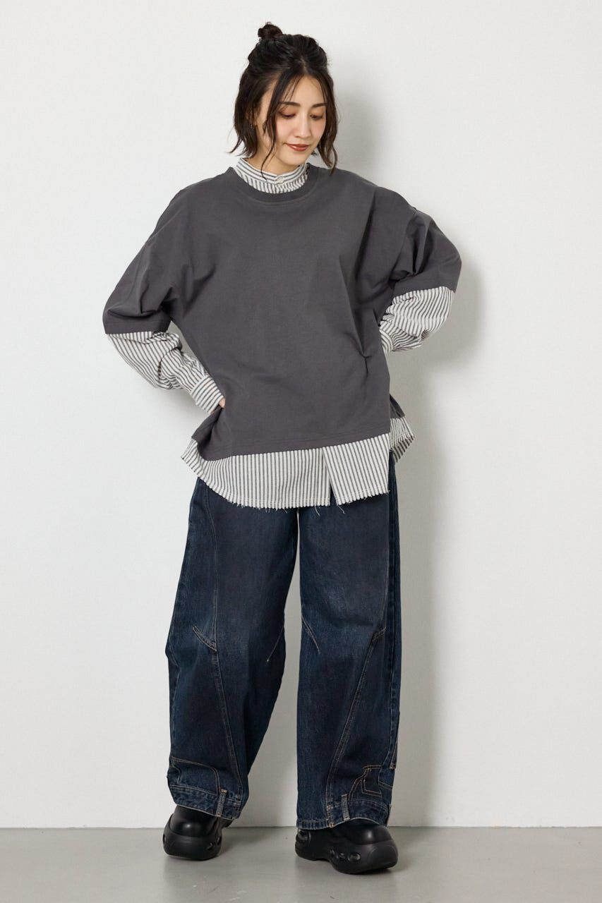 RODEO CROWNS「レイヤードビッグTシャツ」|Tシャツ・カットソー|