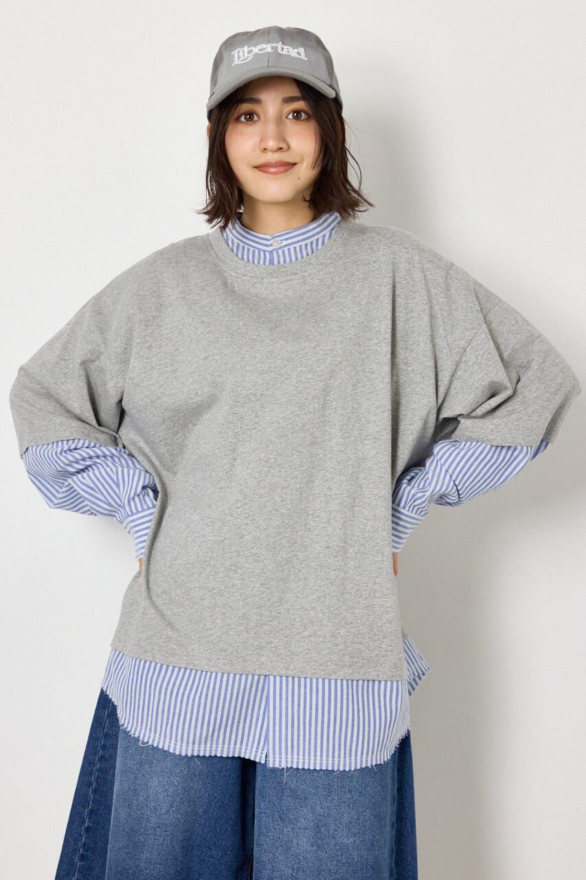 RODEO CROWNS「レイヤードビッグTシャツ」|Tシャツ・カットソー|T.GRY