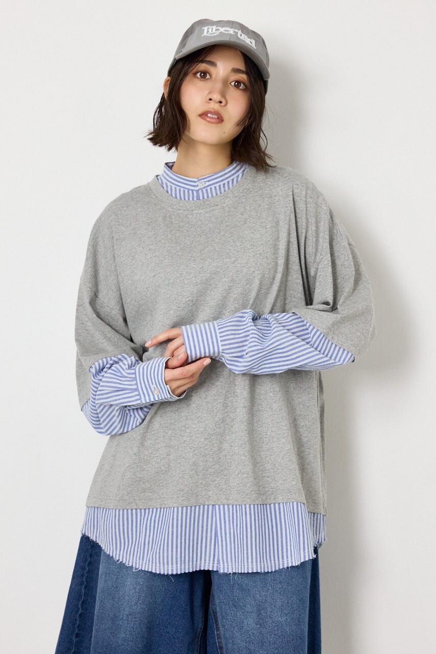 RODEO CROWNS「レイヤードビッグTシャツ」|Tシャツ・カットソー|