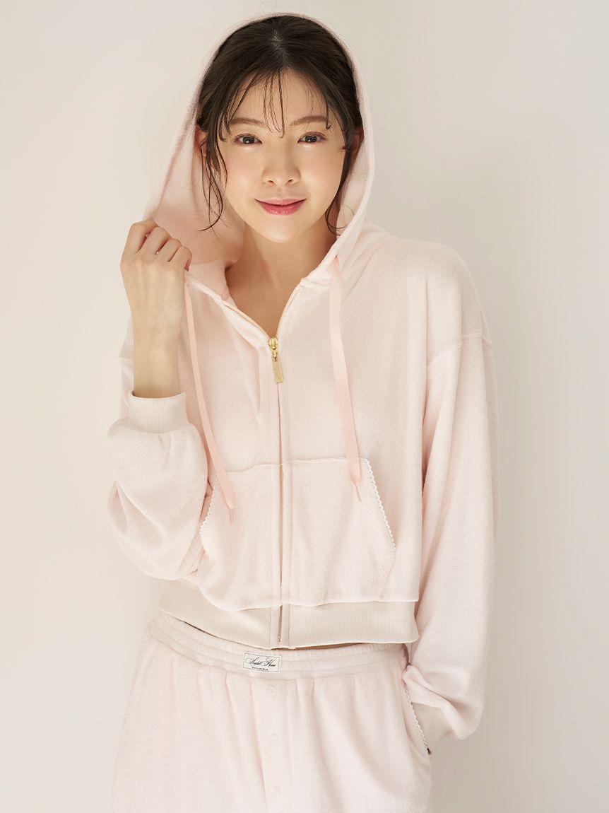 SNIDEL HOME「【SorbetLight】【接触冷感】パイルパーカー」|ルームウェア|
