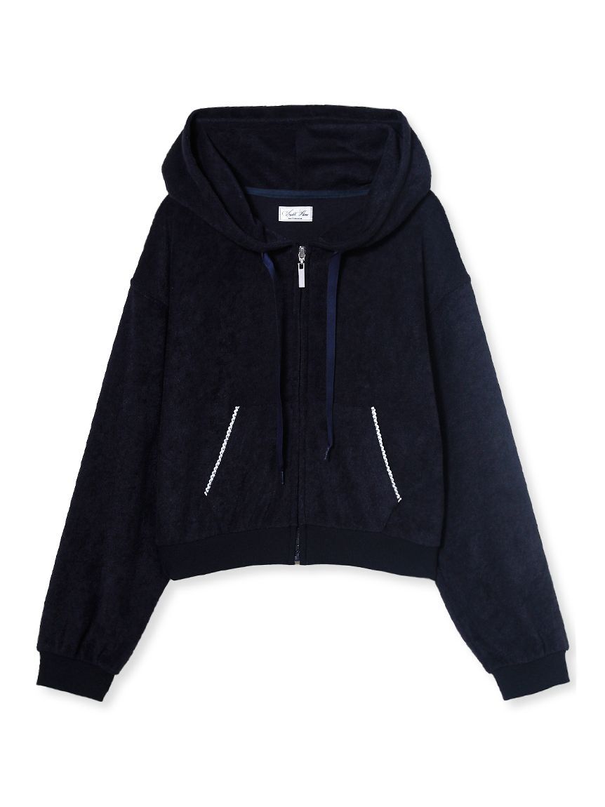 SNIDEL HOME「【SorbetLight】【接触冷感】パイルパーカー」|ルームウェア|NVY