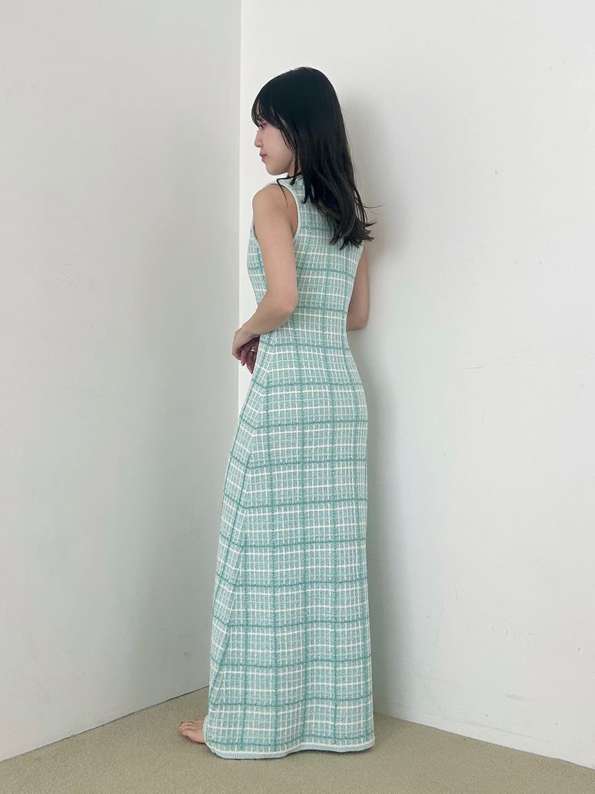 SNIDEL HOME「ラメツイードワンピース」|ルームウェア|