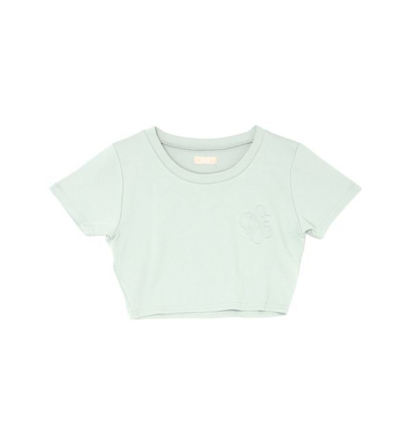 RESEXXY「エンボスロゴクロップドTシャツ」|Tシャツ・カットソー|