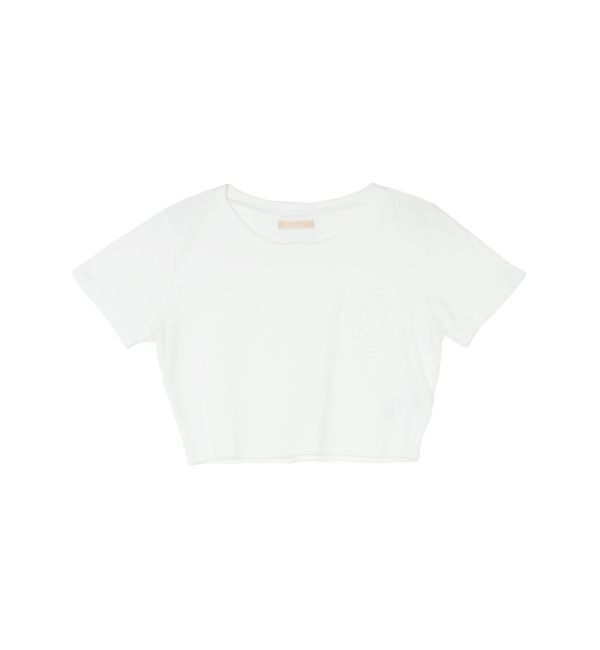 RESEXXY「エンボスロゴクロップドTシャツ」|Tシャツ・カットソー|