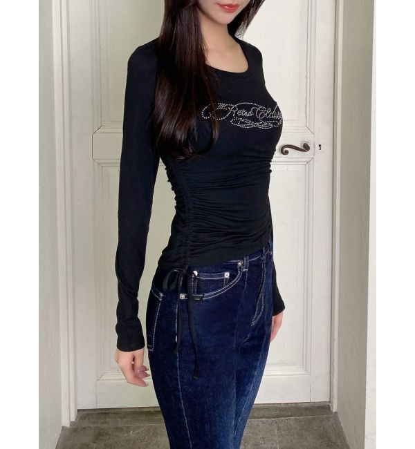 RESEXXY「【骨格ストレート向け】サイドドロストロングTシャツ」|Tシャツ・カットソー|