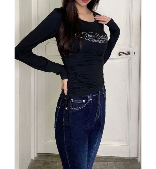 RESEXXY「【骨格ストレート向け】サイドドロストロングTシャツ」|Tシャツ・カットソー|