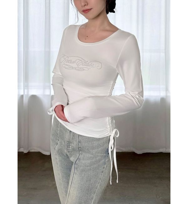 RESEXXY「【骨格ストレート向け】サイドドロストロングTシャツ」|Tシャツ・カットソー|