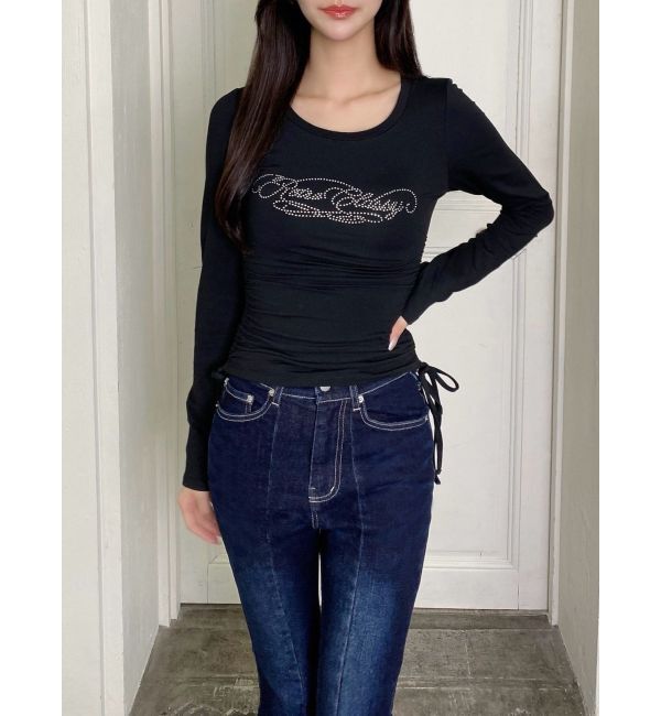 RESEXXY「【骨格ストレート向け】サイドドロストロングTシャツ」|Tシャツ・カットソー|