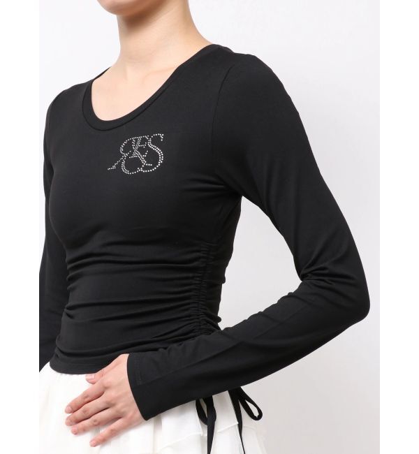 RESEXXY「【骨格ウェーブ向け】サイドドロストロングTシャツ」|Tシャツ・カットソー|