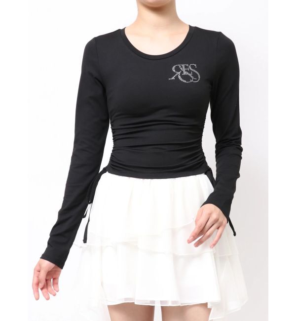 RESEXXY「【骨格ウェーブ向け】サイドドロストロングTシャツ」|Tシャツ・カットソー|