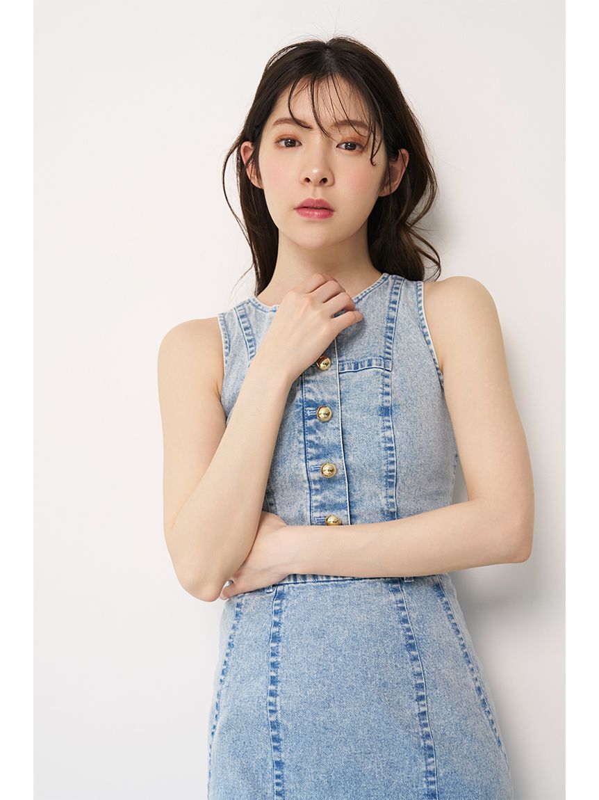 SNIDEL「アメスリデニムワンピース」|ワンピース|